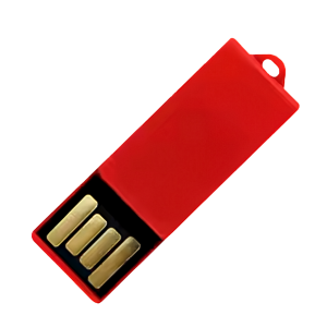 USB Plástico Mini Rojo