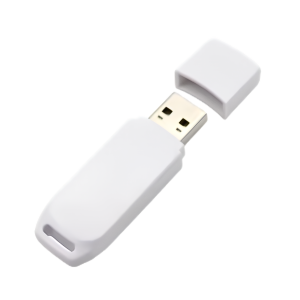 USB Plástico Clásico Blanco