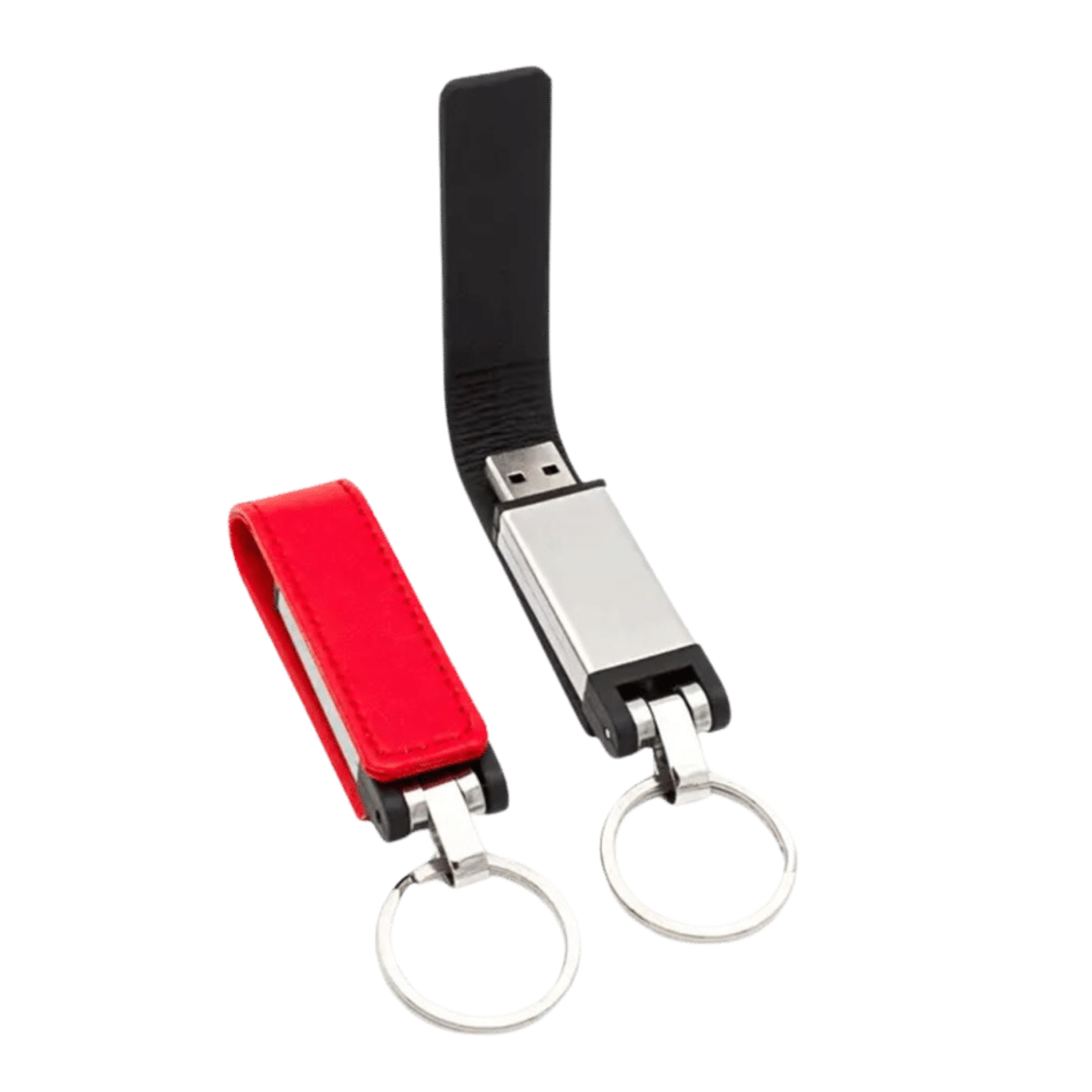 USB Cuero Llavero